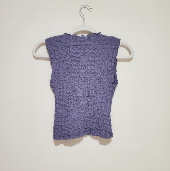 ZARA TEXTURED CUT-OUT TOP SIZE S - Picture 9 of 13